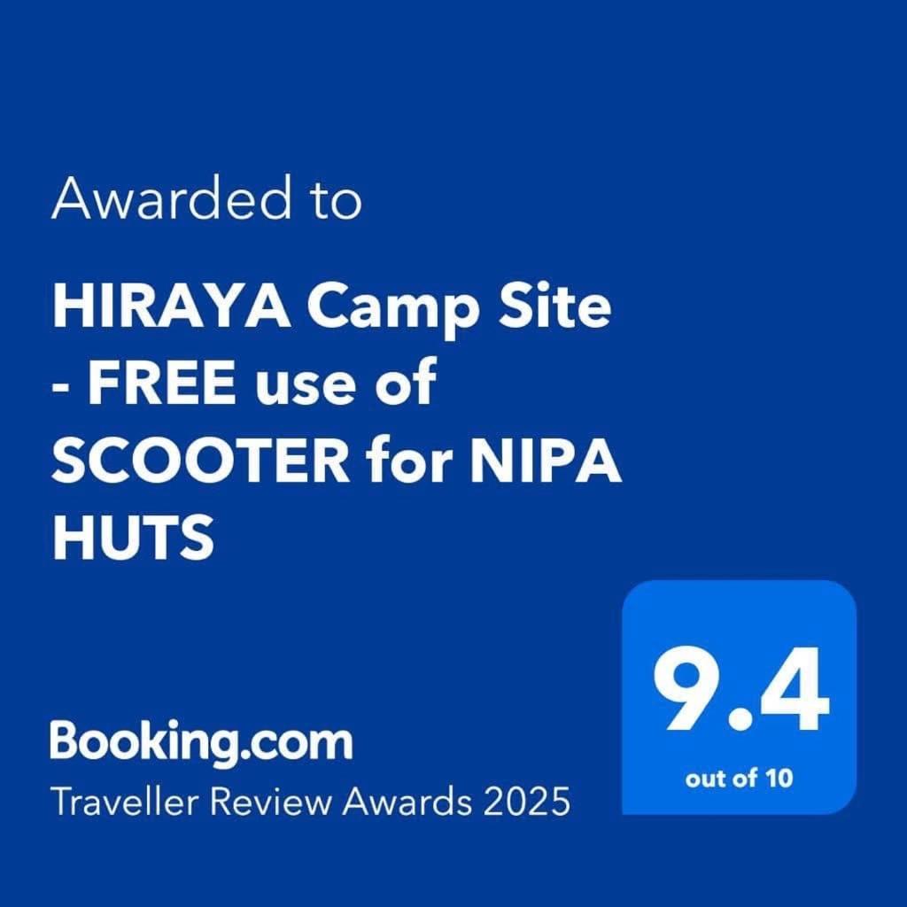 Hotel Hiraya Camp Site - Free Use Of Scooter For Nipa Huts El Nido Esterno foto